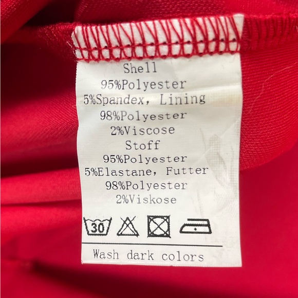 Belle Poque NWT Off Shoulder Lantern Sleeve Dress Size Medium - Picture 10 of 10